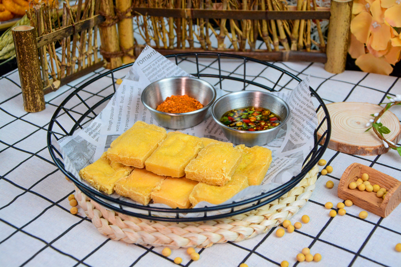 双味包浆豆腐