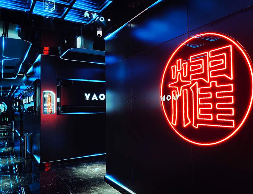 黑金时代门店展示（耀字走道）